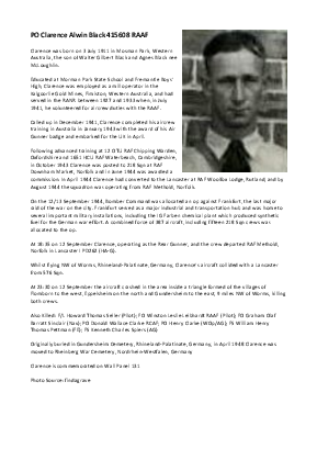 A preview of a PDF biography for Black, Clarence Alwin